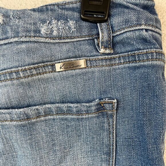 Kancan Distressed Denim Jeans Size 13/30 EUC - Picture 7 of 8